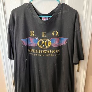 Vintage REO Speedwagon band shirt